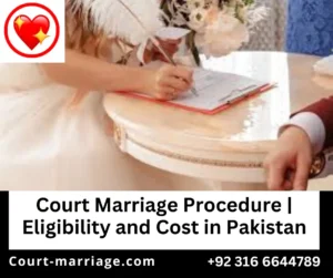 court marriage legal rights in Pakistan