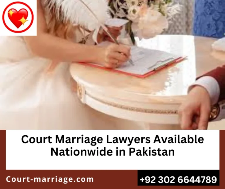 Court Marriage Attorneys providing court marriage and Nikah legal services across Pakistan