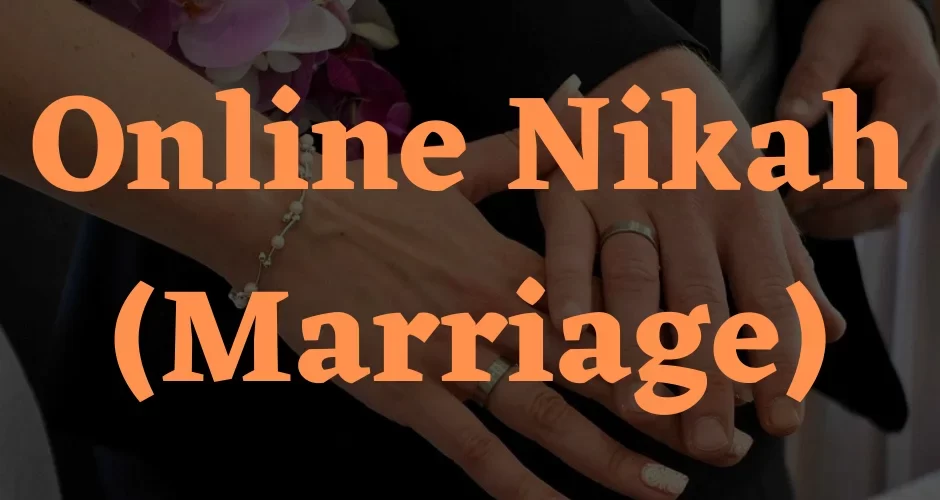 Online Nikah - Marriage